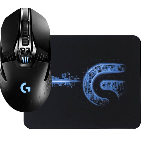 로지텍 무선마우스, Black 1개 + G로고 마우스패드 1개, G903