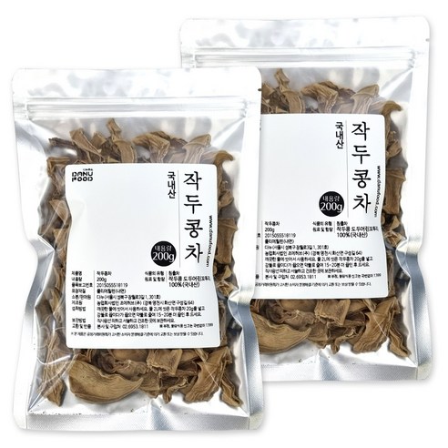 다누푸드 국내산 햇 볶은 작두콩차 500g+500g 작두콩깍지차, 500g, 2개, 1개입