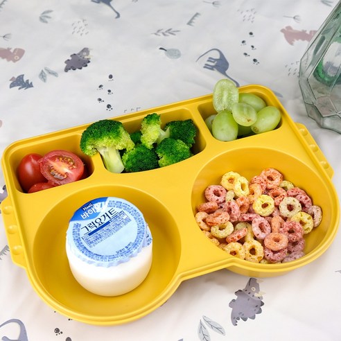 아이의 건강과 편리함을 동시에 담은 친환경 옥수수 유아식판