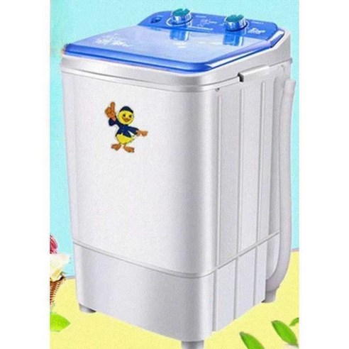 공간 절약과 스타일을 동시에! 7kg 미니 통돌이 세탁기