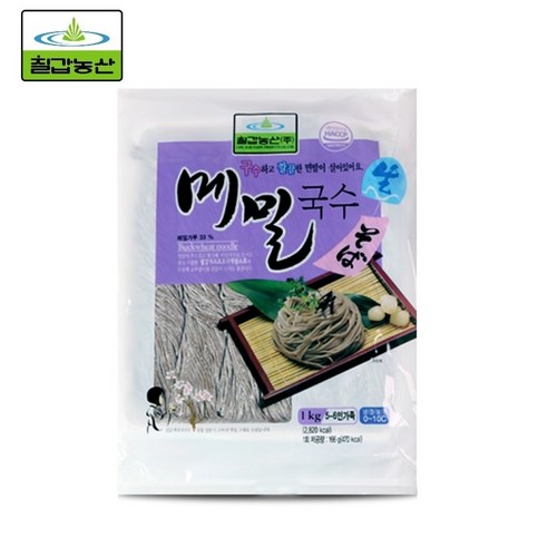 칠갑농산 생메밀국수 1kg (약6인분) X 10개입 BOX, 10개