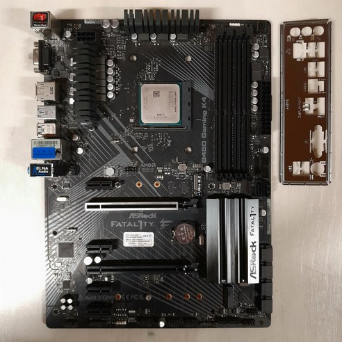 중고메인보드 ASROCK FATAL1TY B450 Gaming K4+AMD Athlon 2200GE(CPU포함)