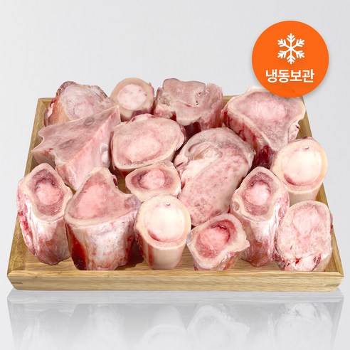[마장본가] 한우 사골 2kg + 잡뼈 2kg 몸보신 보양식 사골곰탕 한우곰탕 총 4kg, 사골 2kg + 잡뼈 2kg 총4kg 실속형(냉동), 1개