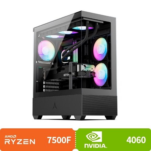 [컴퓨존] 조립PC 아이웍스5-5029 (7500F/32GB RAM/4060/1TB NVMe SSD)