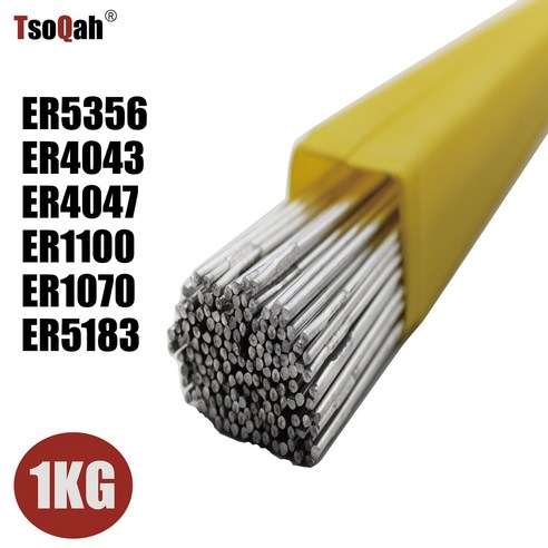 논가스스텐용접봉 알루미늄 용접봉 TIG 1.6mm 2mm 2.4mm 3mm 4mm 5mm, 05 4x500mm 1KG_02 ER4043