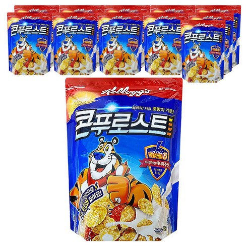 켈로그 콘푸로스트 시리얼, 600g, 12개