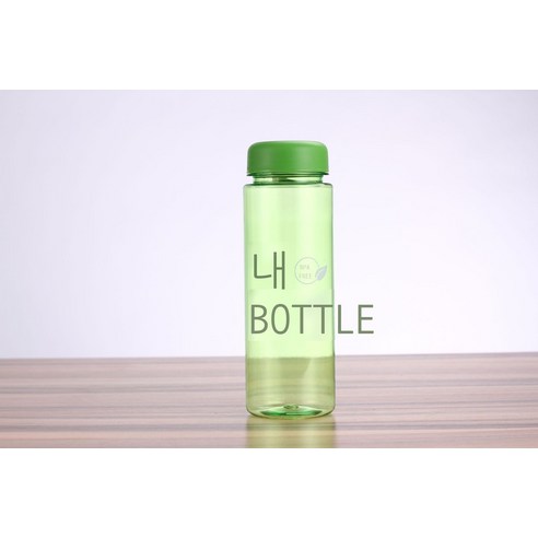 my bottle 플라스틱 컵 아이디어 광고 컵 밀크티 주스 음료수 물컵 휴대용 컵 세트 맞춤형 로고, 초록색, 500ml