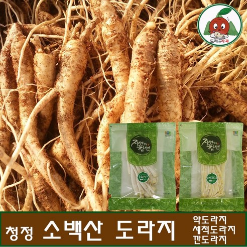 청정 영주소백산도라지 흙/세척/깐도라지 산지직송, 1개, 약도라지(흙)상품_1kg