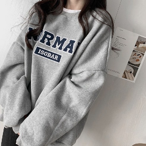 Tooliva 기모 맨투맨: 포근함과 스타일을 한 번에!