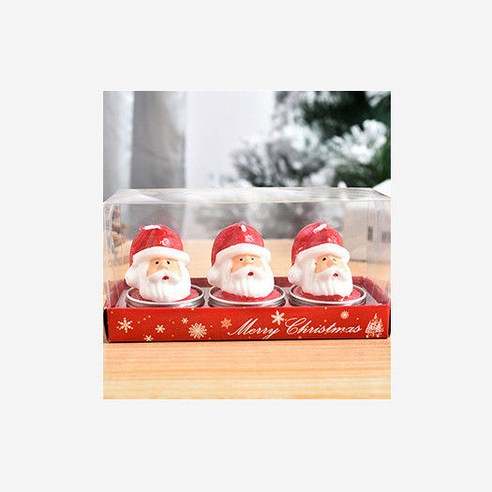 【크리스마스캔들】크리스마스 캔들 데스크탑 크리스마스 트리 아로마 테라피 작은 선물 Merrychristmas 손 선물 친구, 세노인////[포장]._작은 촛불 스타일
