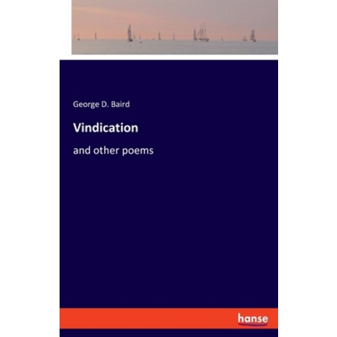 (영문도서) Vindication: and other poems Paperback, Hansebooks, English, 9783348064729