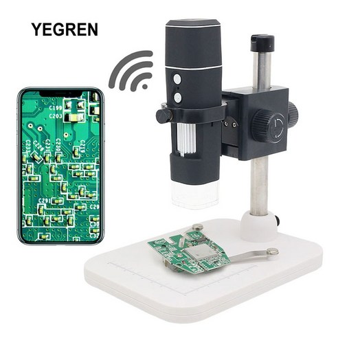 위상차현미경 MICROSCOPE 1000x wifi 디지털 무선 스마트폰 휴대 전화 전자 pcb 검사 학습 곤충 관찰, 선택하세요