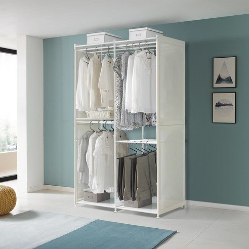 몬스터급 수납력으로 완성하는 꿈의 드레스룸, 휴센 두배로 행거