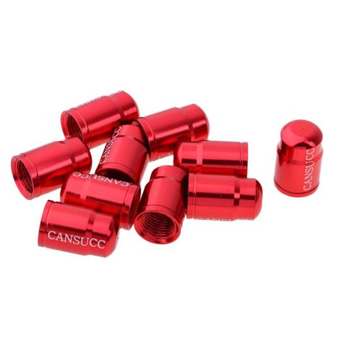 10Pcs MTB 도로 자전거 자전거 알루미늄 압력 프레스타 밸브 r 타이어, Presta 레드, 설명, 합금