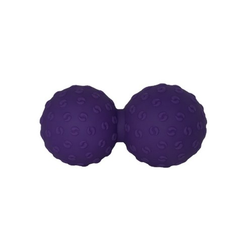 마사지 땅콩 공 근막 공 요가 공 트리거 포인트 요법 근육 매듭 요가 치료 마사지, 보라색