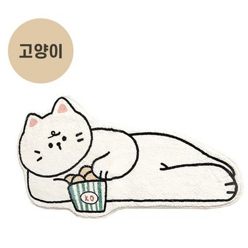 귀여운 디자인과 안전성을 갖춘 다목적 발매트