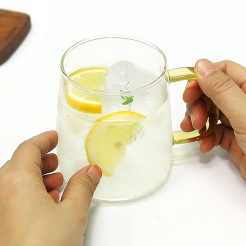 세련되고 실용적인 홈카페를 위한 샤르망 홈카페 투명 내열유리컵