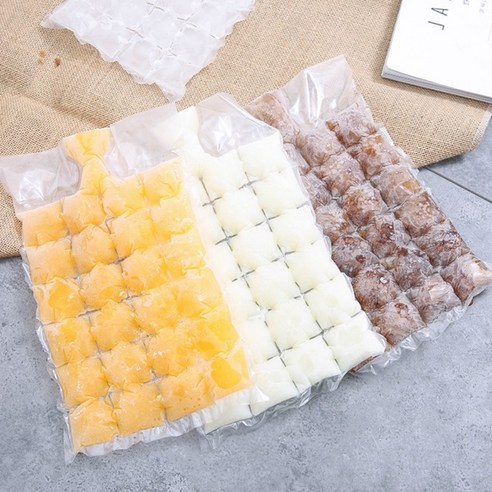 이음모음 뜯어쓰는 얼음 비닐 트레이, 20개, 투명