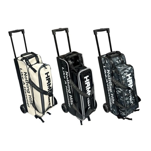 볼링, 장비 때문에 힘들었던 당신에게: 햄머 3볼 토트 롤러백으로 해방! 3볼백