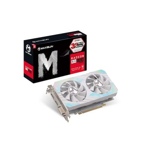 maxsun maxsun 라데온 RX 580 2048SP 빅맥 화이트 D5 8GB