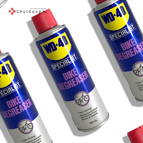 철공자 WD40 자전거 디그리셔 체인 청소 세척 크리너 세정제 디그리스 용품, 작업장갑, 3개