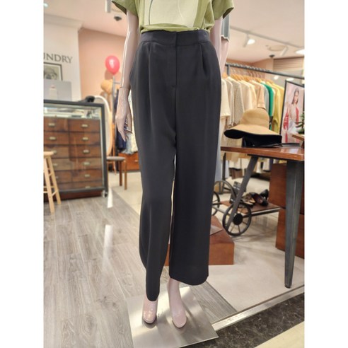 BCBG [올앤선드리] 샤인 와이드 팬츠 – A3M4P342 99 [블랙] 올앤선드리바지