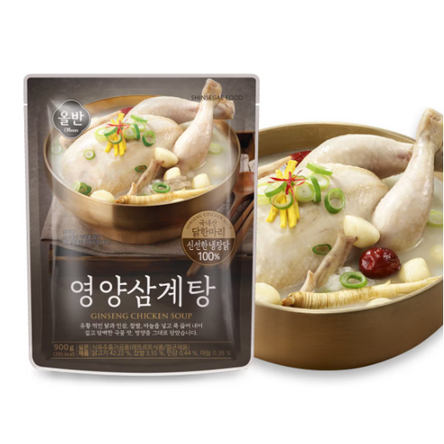 신세계 올반 영양삼계탕, 900g, 1개