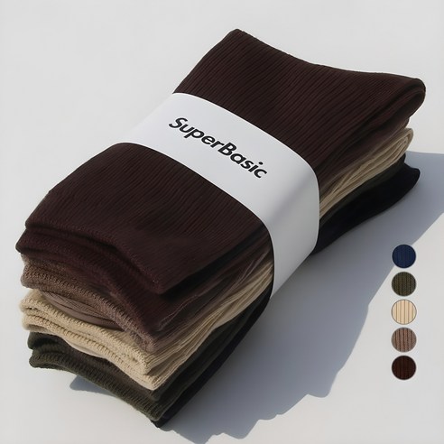 슈퍼베이직 1290 골지 양말 세트, 스타일과 편안함을 동시에 골지양말