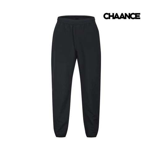 챈스 CHAANCE 맨즈 나일론 조거 팬츠_블랙_CHIPCNWP232MBLK