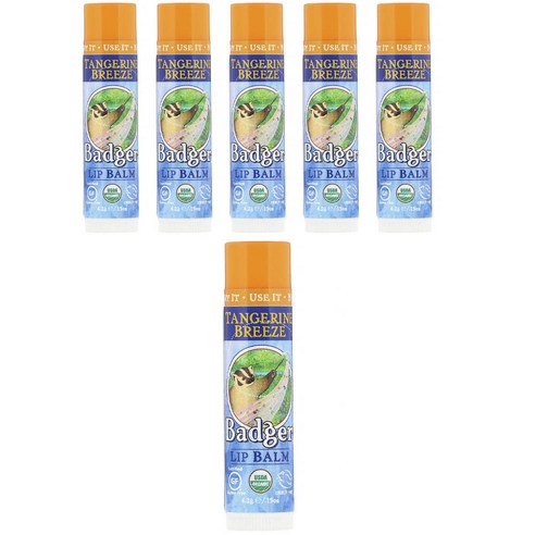 뱃저 립 밤 4.2g, 6개, Tangerine Breeze