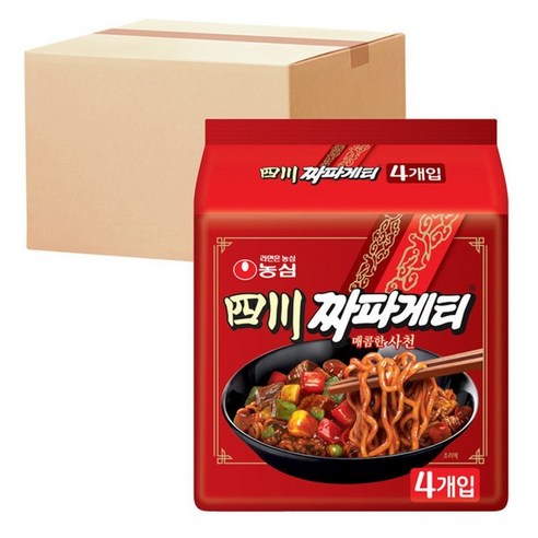 사천짜파게티 137g 4개입 X 8개 (박스) 라면, 4개