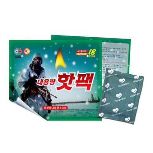   대용량 포켓형 핫팩 150g, 10개