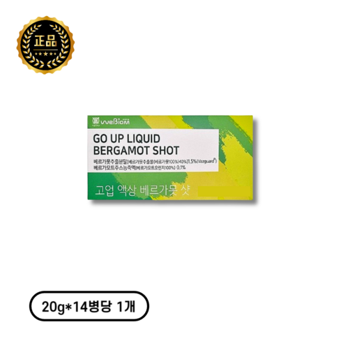 서울대위바이옴 고업 액상 베르가못 샷 6박스 (20g x 84병), 280g, 6개