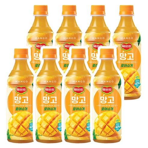 델몬트 망고 로어슈거 400ml, 8개