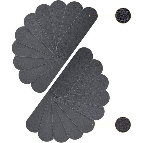 홈브 2피스 프로페셔널 페디큐어 풋 파일 20개의 교체 가능한 거친 미세 양면 재사용 패드가 있는 스테인리스 스틸 발 라즈 갈라진 피부 각막 제거제 1701883, 20 Count (Pack of 1)