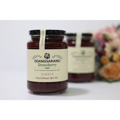 향긋한 딸기의 정수, 땅사랑 수제 딸기잼으로 특별한 하루를 시작하세요.