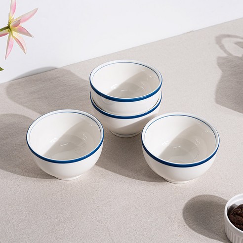 시라쿠스 메이플 공기 10.7cm, 라인블루, 4개