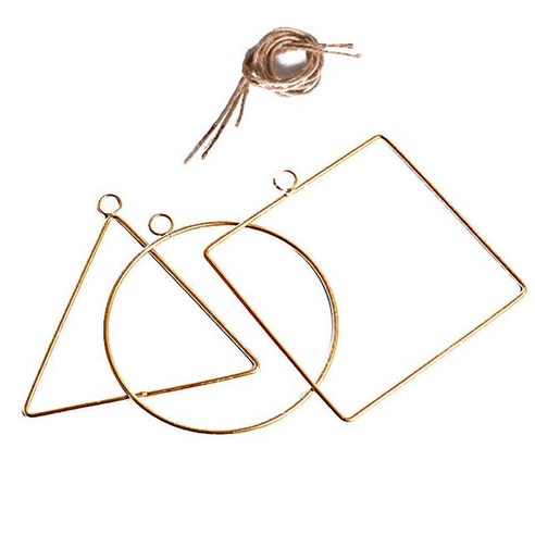 FREELIFE 벽장식소품세투 소품꽃 모란 PG-848, Metal Hoop 3pcs-214