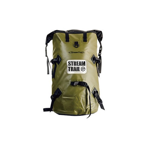 스트림트레일 드라이탱크 60L D2 방수백팩 드라이백 프리다이빙 서핑, 블랙