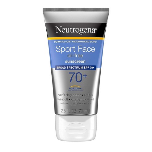 2개세트 Neutrogena 뉴트로지나 스포츠 선크림 SPF 70+ 73ml 선스크린 로션, 2개