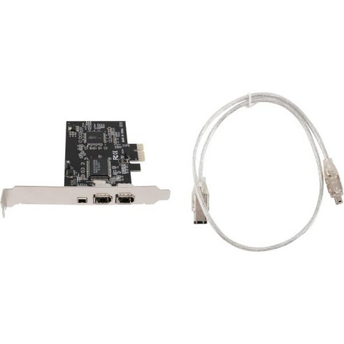 Jteyult 1394 Firewire 카드 PCIe 3 포트 1394A 확장 PCI to External IEEE 어댑터 컨트롤러