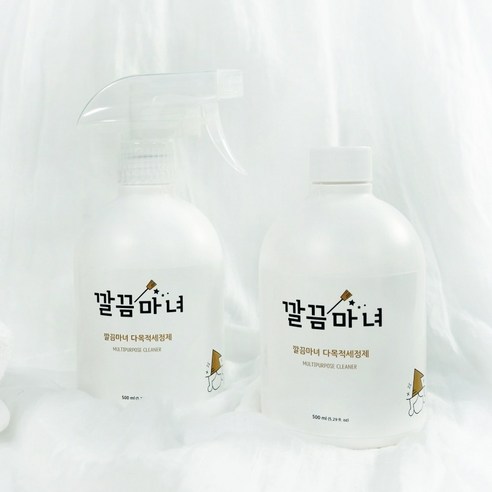 3+1 깔끔마녀 다목적 클리너 다용도 세정제 찌든때 주방 후드 화장실 청소 물때제거 500ml