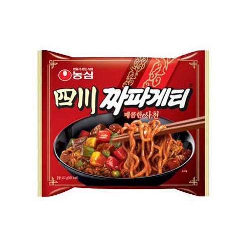 농심 사천 짜파게티 봉지라면 137g