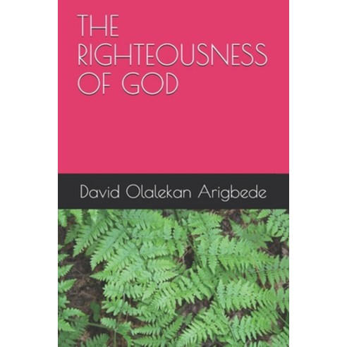 The righteousness of God Paperback, Independently Published, English, 9798703121245