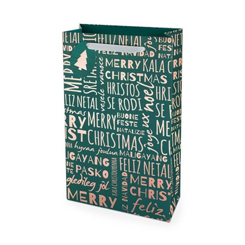 레블페이퍼 750ml 2 보틀 백 와인케이스, Holiday Languages, 1개