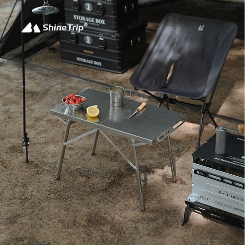 캠핑 짐은 깔끔하게, 캠핑은 편안하게! 부앤오프 IGT 테이블
