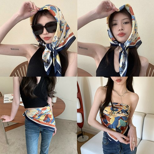 평범한 옷도 순식간에 ‘인싸템’으로! 에리브 실크 스카프 활용법 지디스카프