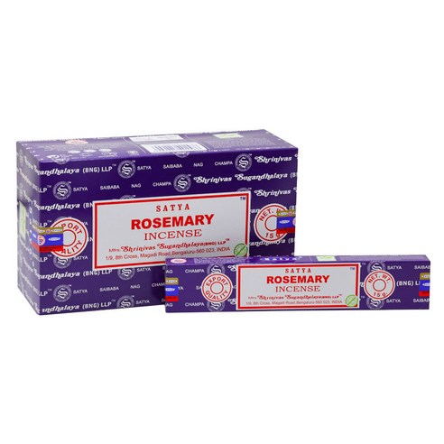 사티아 나그참파 인센스 스틱 15g x 12p 180g, 로즈마리