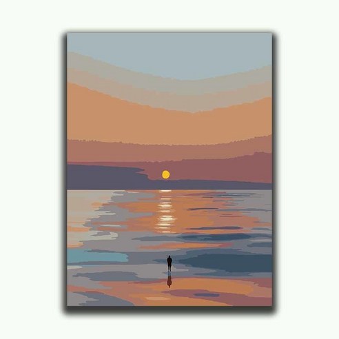 [아트제이] DIY 명화그리기 그림그리기 유화그리기 페인팅 40 x 50, D04, 1개