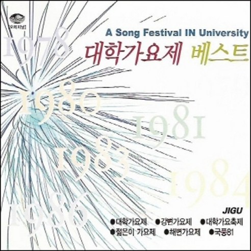 미개봉CD) 대학가요제 베스트 - J에게/젊음의노트/연/바다새 (2CD)